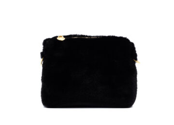 Black Fur Inner Bag