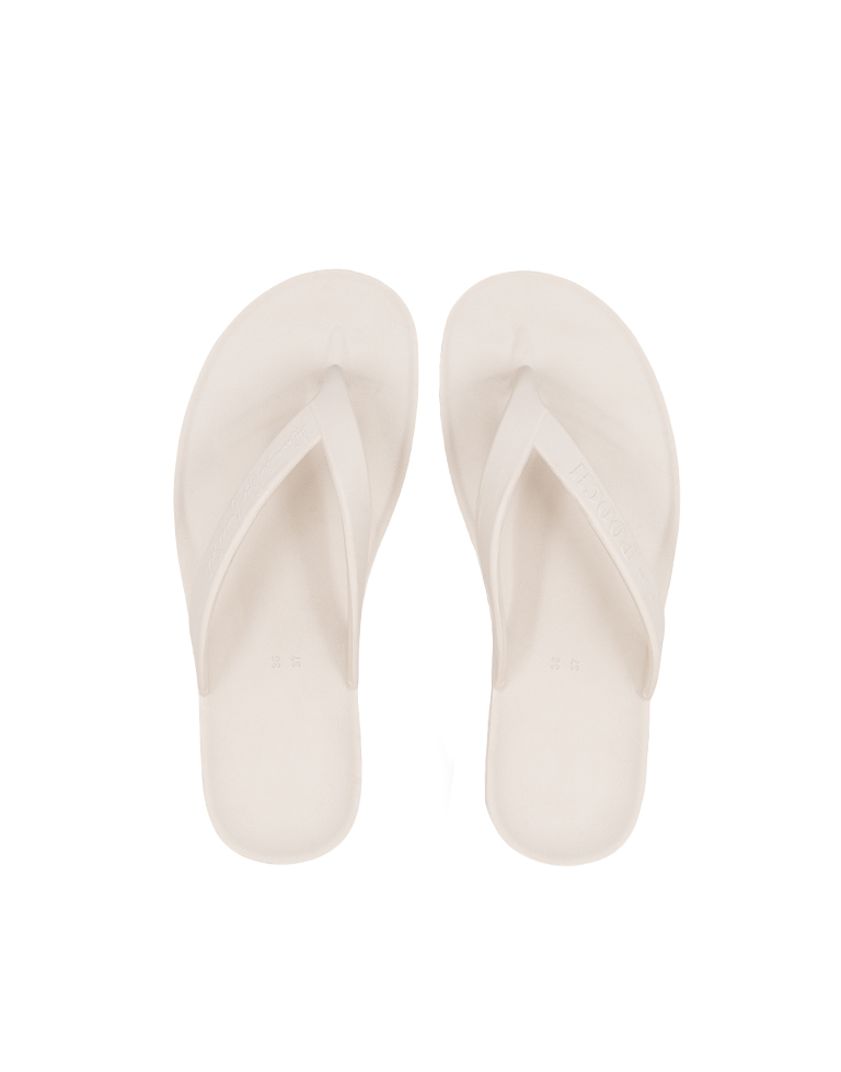 8-B Love Flip-Flop Off-White - My Cute Pooch